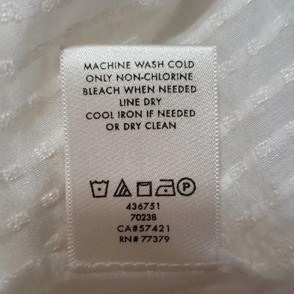 Ann Taylor Blouse Top XXS Cottage Minimalist Prairie Victorian Short Sleeves - Picture 13 of 13